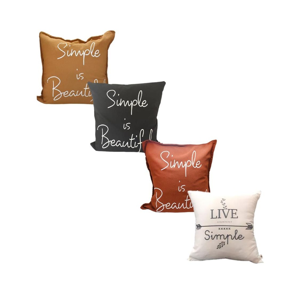 ALMOHADON C/ FRASE 45CM X 45CM