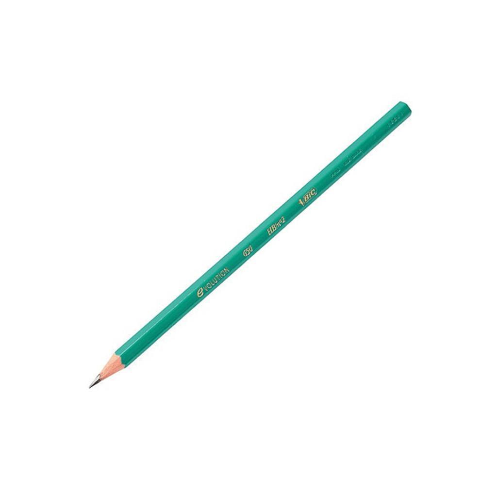 LAPIZ GRAFITO NEGRO BIC EVOLUTION HB Nº2