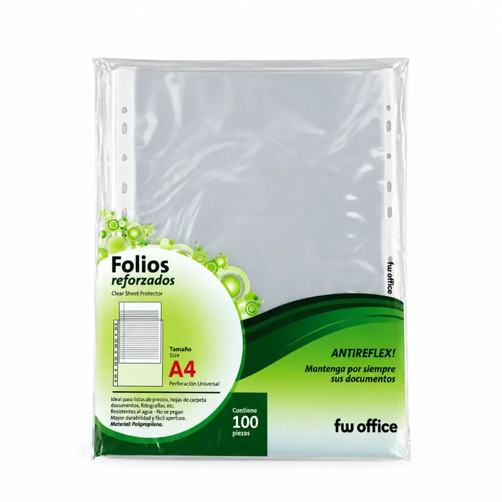 &FOLIOS FW A4 REFORZADOS x100 e/Bo ( 2292 )