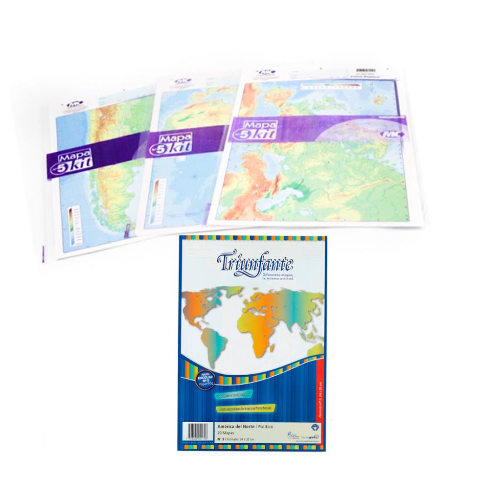 MAPA Nº5 POLITICO / FISICO POLITICO / CONTORNO