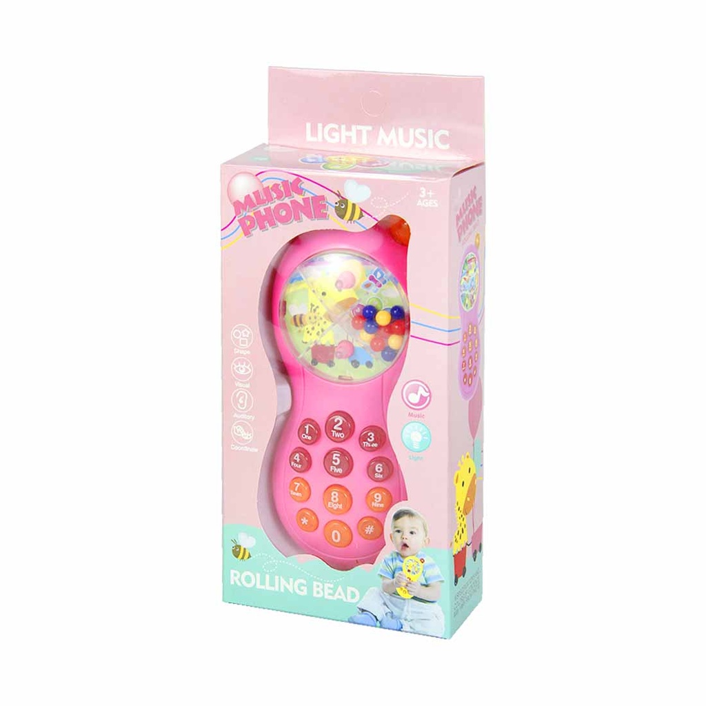 TELEFONO CELULAR C/ LUZ Y SONIDO E/ CJ ( 53120 )