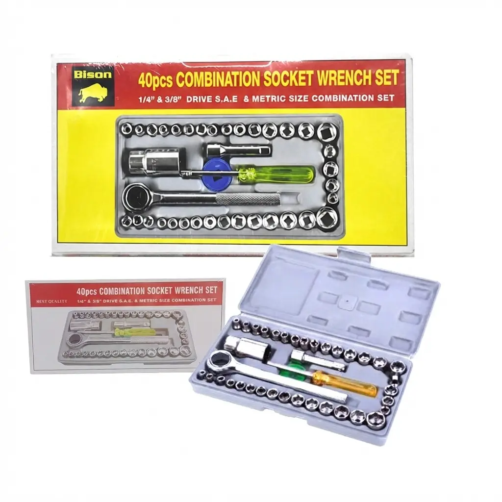 SET LLAVE TUBO X40 PZS E/CJ ( NC6438 / 900295/ TL02468 / LT10 )