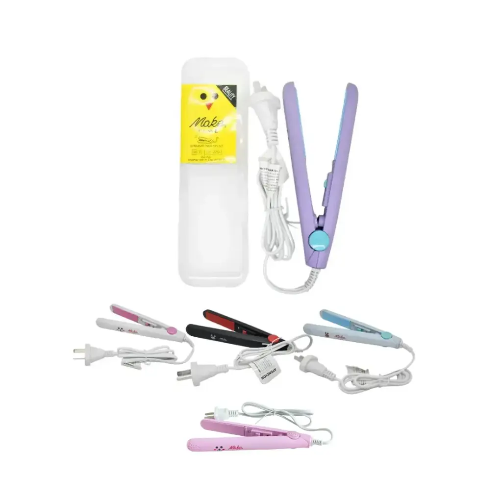 PLANCHA P/ CABELLO e/ ESTUCHE ( MAKE / HT-2019 )