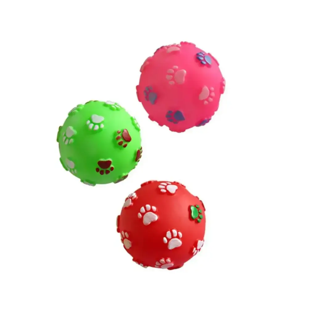 CHIFLE P/ MASCOTA PELOTA 7cm e/Ct ( DL14970 )