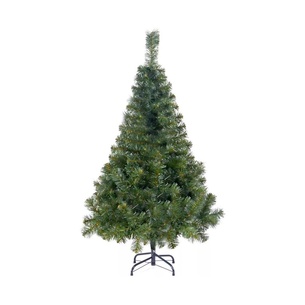 ARBOL NAVIDEÑO CANADIENSE VERDE C/ PIE METAL 2.10MTS e/Cj ( 81857 )