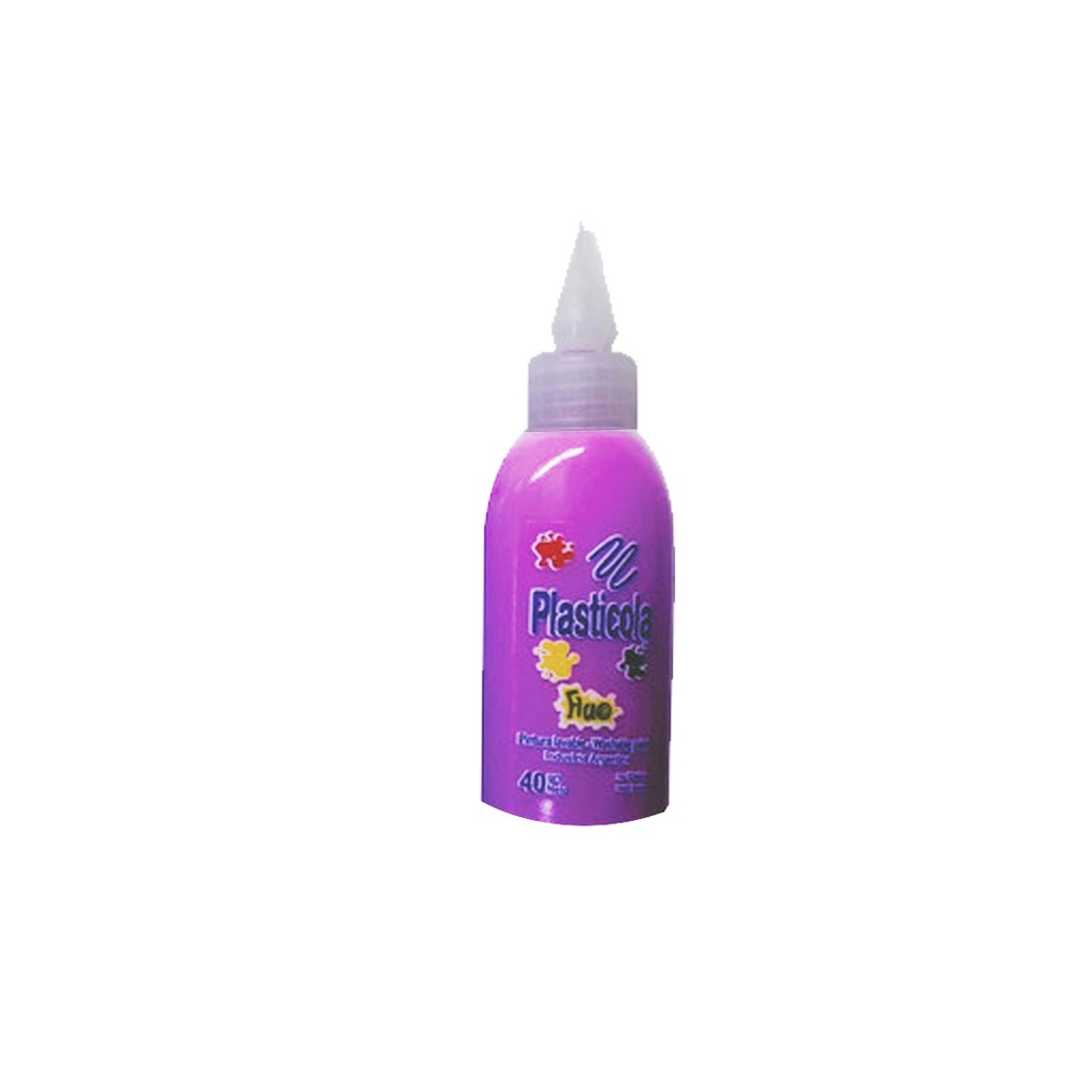 ADHESIVO VINILICO PLASTICOLA VIOLETA FLUO 35GRS