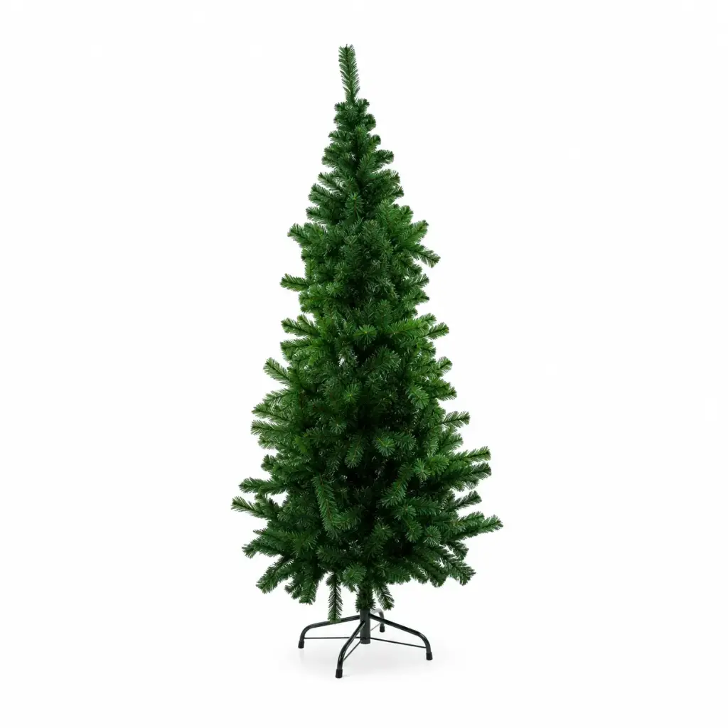 ARBOL NAVIDEÑO CANADIENSE VERDE C/ PIE METAL 1.50MTS ( 81855 )