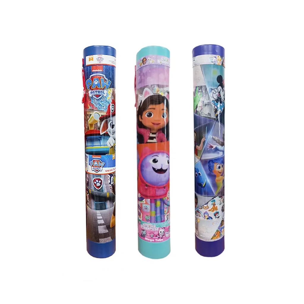 MEGATUBO PARA COLOREAR PERSONAJES C/ STICKERS TAPIMOVIL