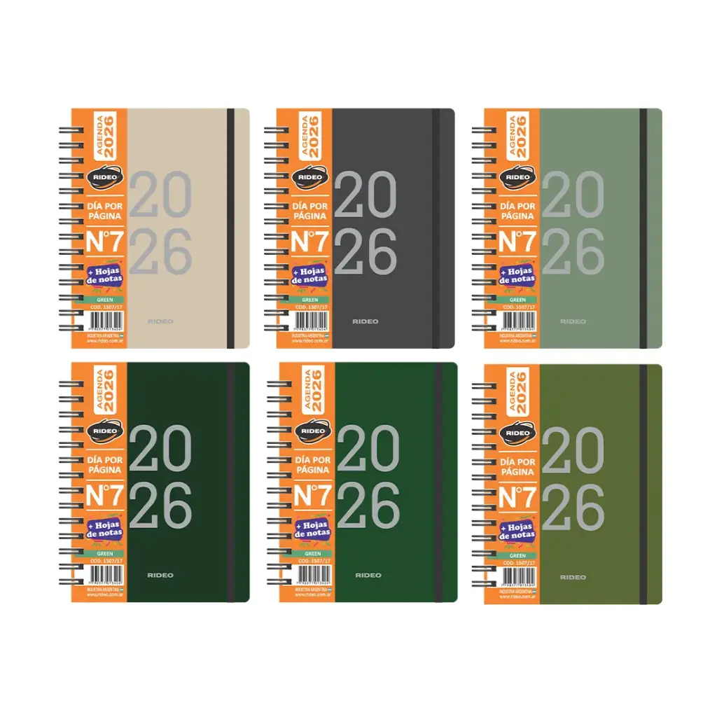 AGENDA RIDEO 2026 DIARIA Nº7 C/ ESPIRAL