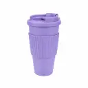 VASO TERMICO PLASTICO C/ BANDA Y TAPA 400ML