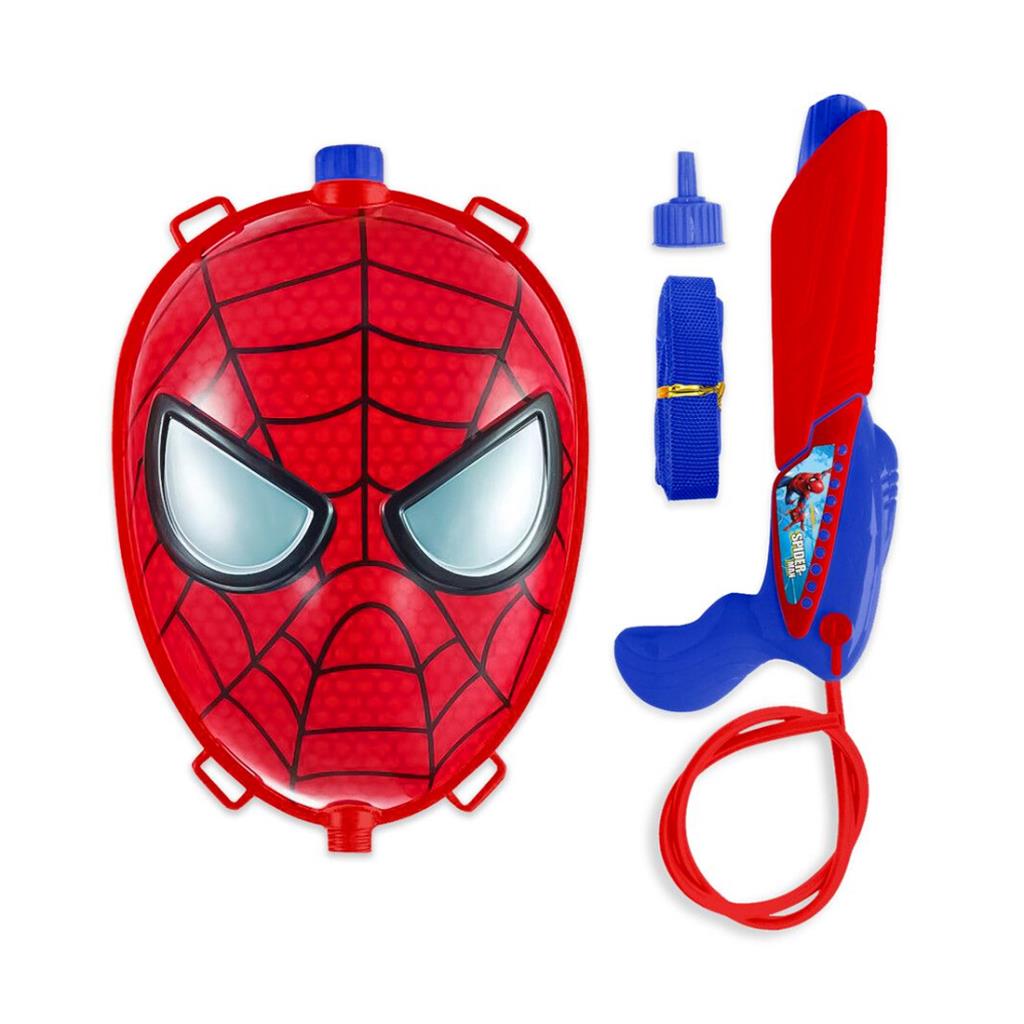 PISTOLA DE AGUA C/ MOCHILA SPIDERMAN e/Bo ( 60380 )