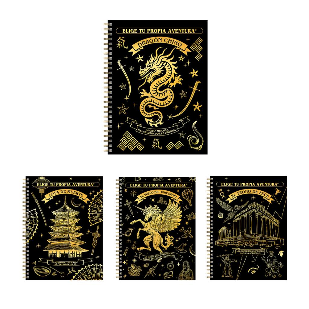 CUADERNO A4  ELIGE TU PROPIA AVENTURA RAYADO C/ ESPIRAL