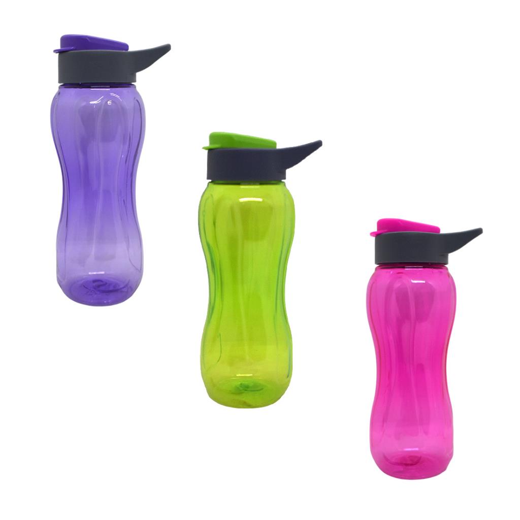 BOTELLA DEPORTIVA VIP CRISTAL COLOR 600ml ( KP-701 )