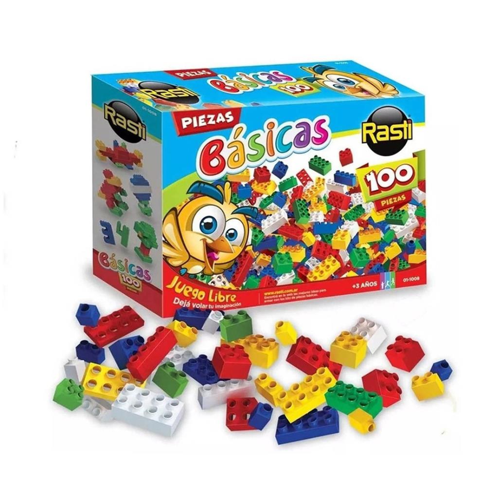 BLOQUES ENCASTRABLES RASTI BASICAS 100PZS