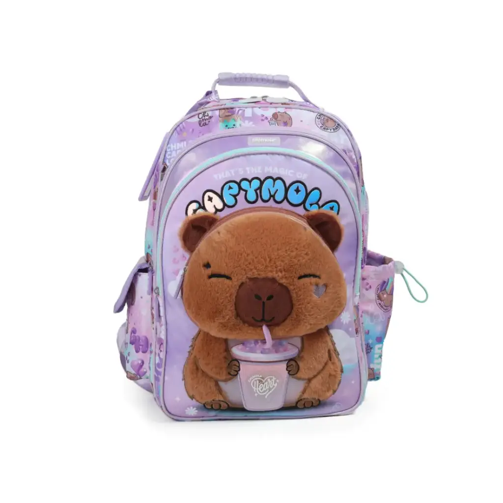 MOCHILA CAPIBARA 3 CIERRES 45cm ( BT298 )