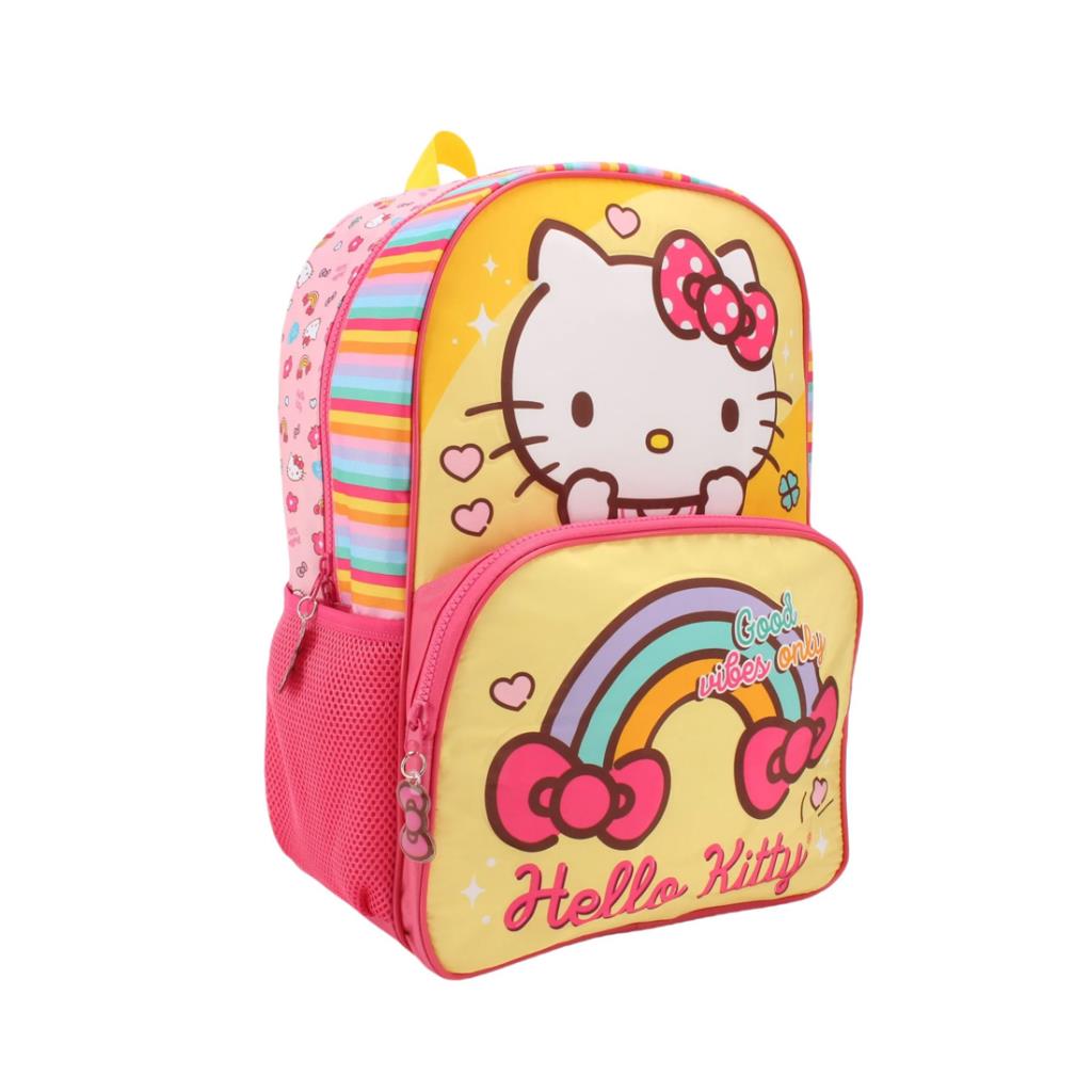 MOCHILA HELLO KITTY DOBLE CIERRE 40CM ( 11509 / 88119 )