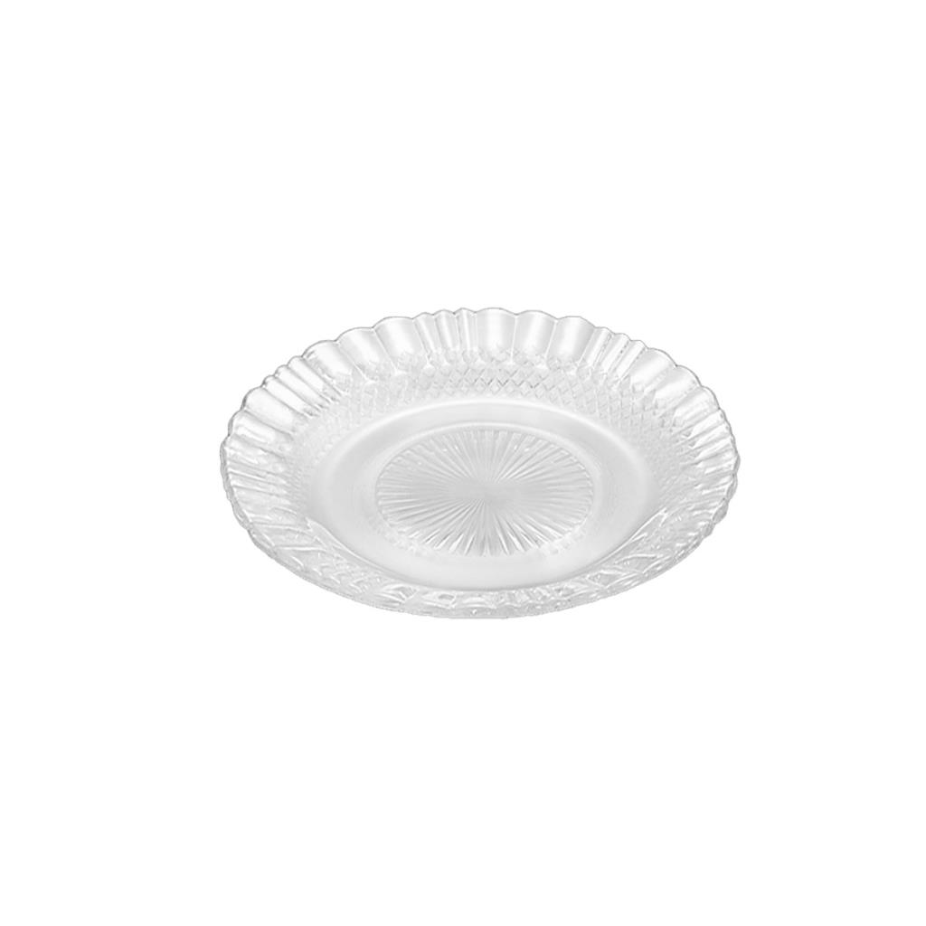 PLATO PLAYO VIDRIO BARROCO 18CM ( 1001139 )