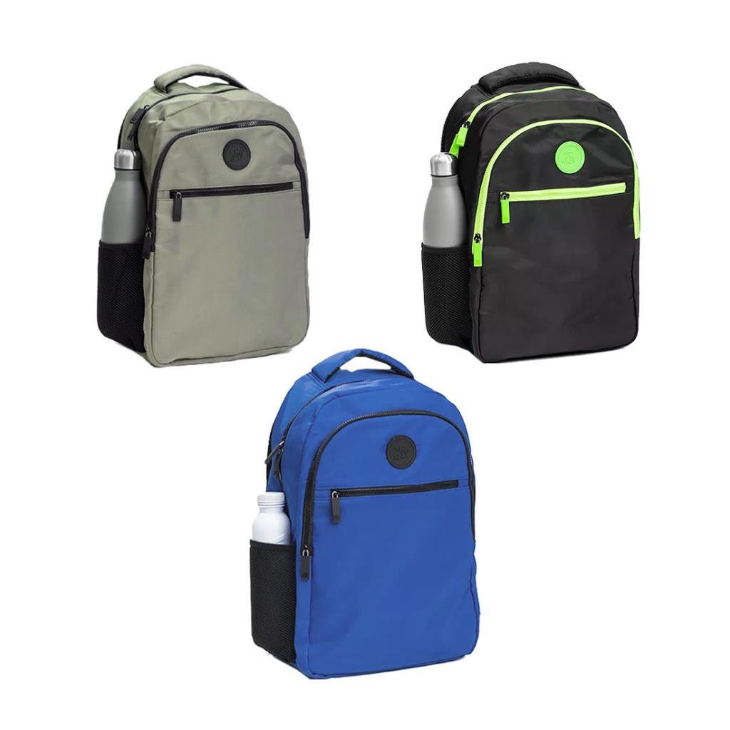 MOCHILA FW 3 CIERRES ALL DAY 44CM E/BO (999692)