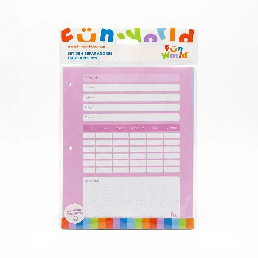 ASIGNATURA FW N°3 PASTEL X6 E/BO ( 202297 )