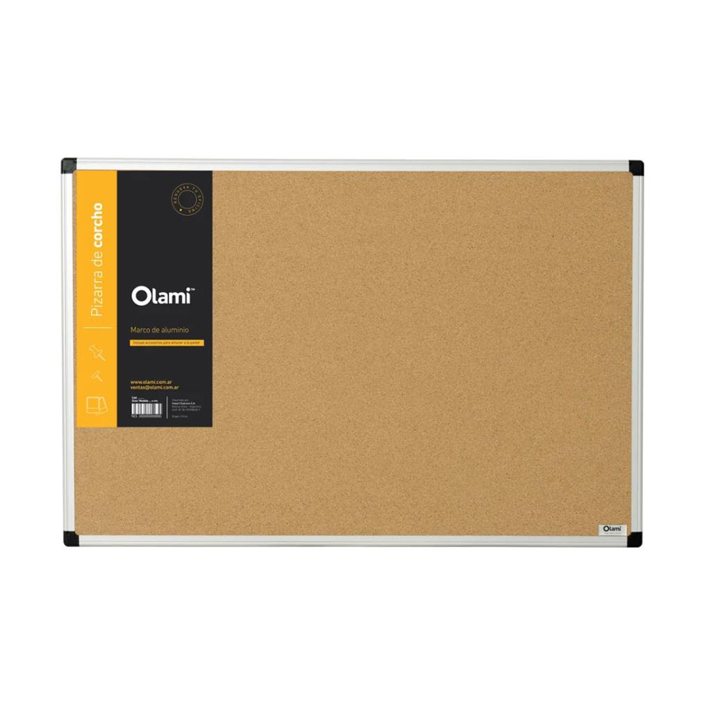 PIZARRA CORCHO C/ BORDE ALUMINIO 45cm x 60cm ( 03414560 )