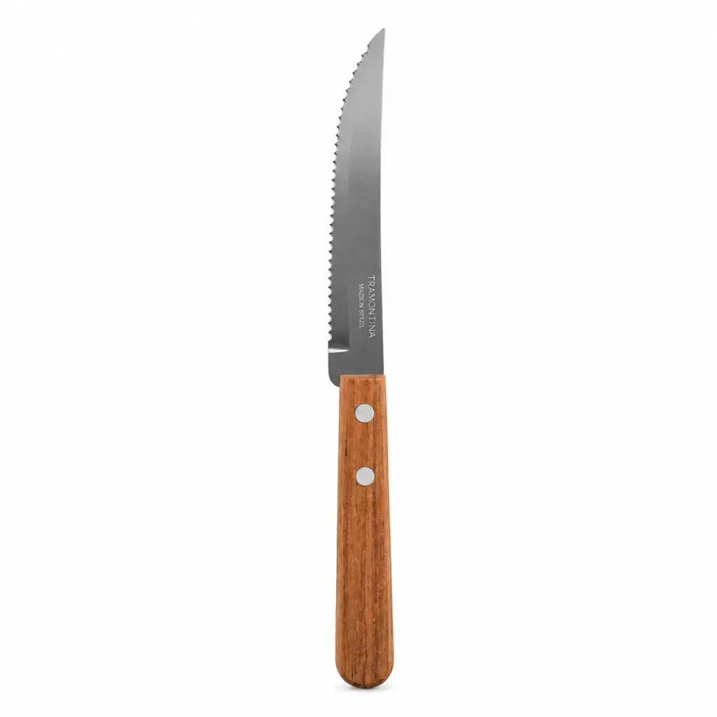 *CUCHILLO TRAMONTINA MANGO MADERA ( 22300/905 )