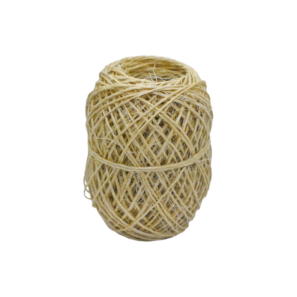 BOBINA HILO SISAL CRUDO 2MM x 90MTS