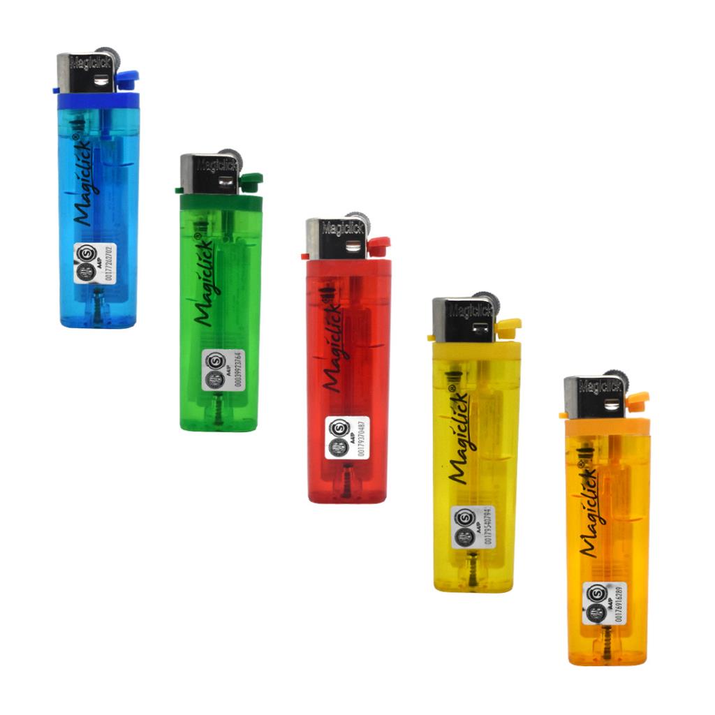 ENCENDEDOR TRANSPARENTE MAGICLICK ( ZY-A3 / 0706 )
