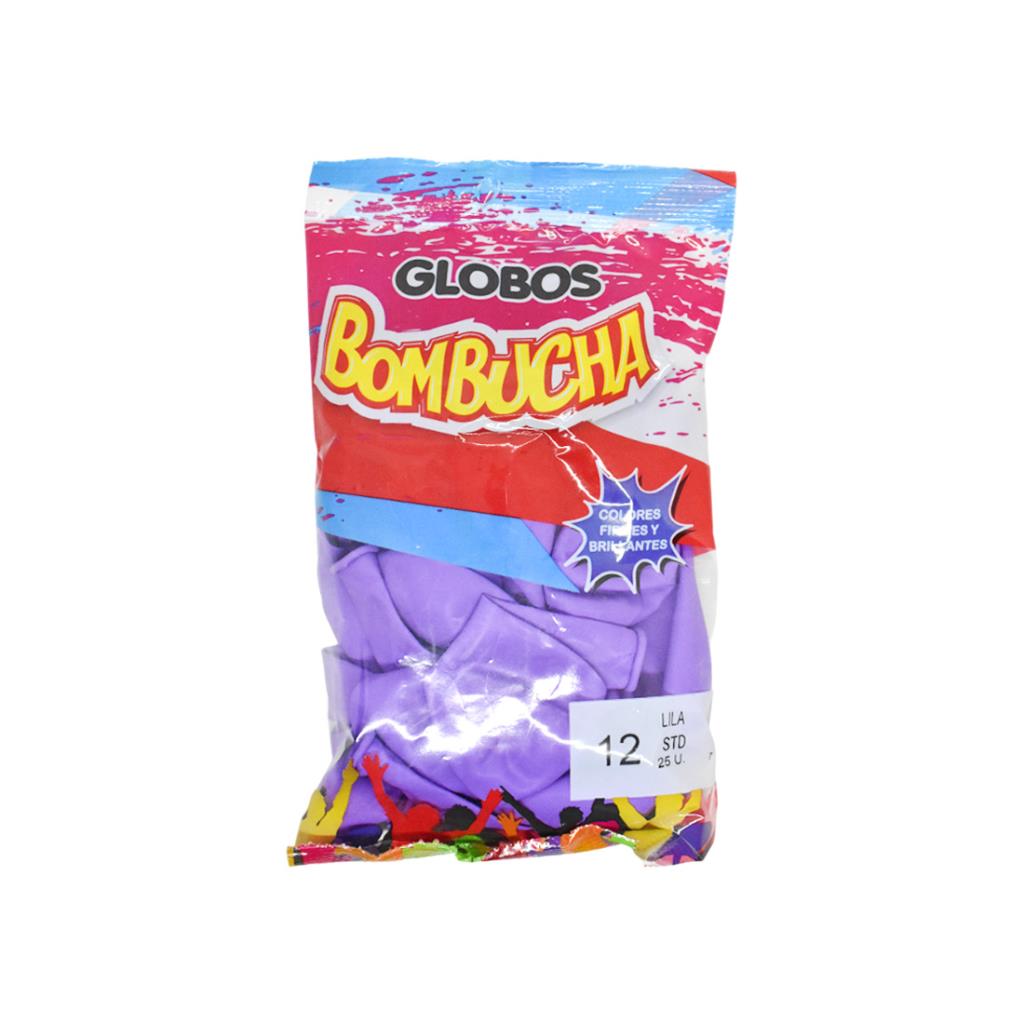 GLOBO N° 12 BOMBUCHA LILA ESTANDAR x25 e/Bo ( 70388 )