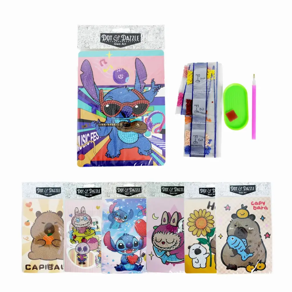 KIT PINTURA DIAMANTE PERSONAJES e/Bo