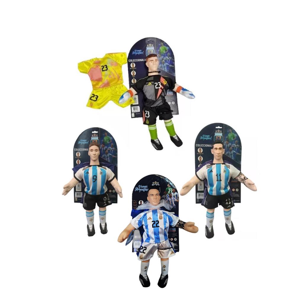 MUÑECO AFA DIBU/ J ALVAREZ/ DI MARIA E/CT ( 1001 )