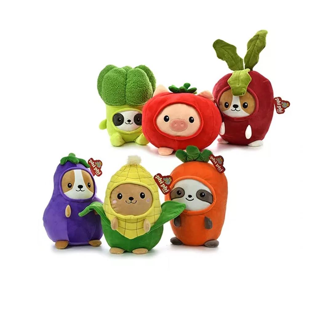 ANIMALES DISFRAZADOS DE VERDURA 30 CM ( 8173 )