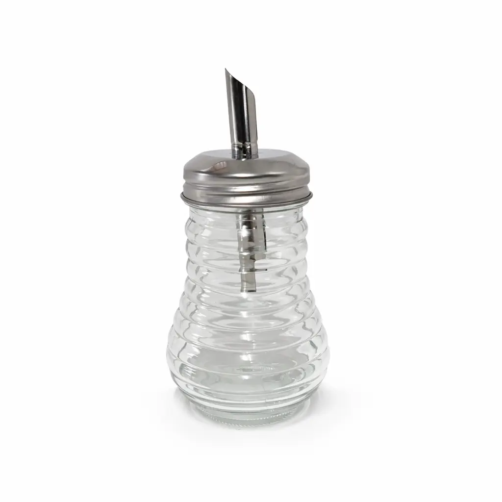 AZUCARERA VIDRIO C/ PICO VERTEDOR 14.4CM X 5CM E/ CJ ( 16599 )