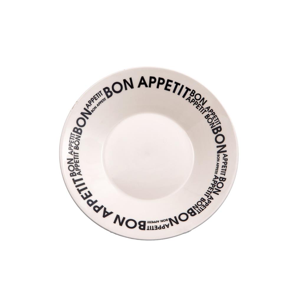 PLATO HONDO CERAMICA 22CM BON APPETIT ( 1124181 / 1124005 )
