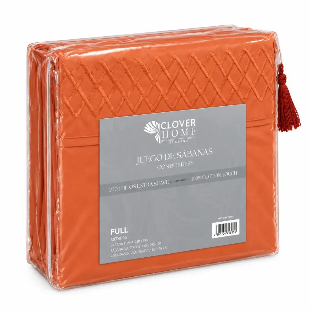 JUEGO DE SABANAS CATANA HOME FULL 2 1/2PLZ 220 X 240CM E/ BO