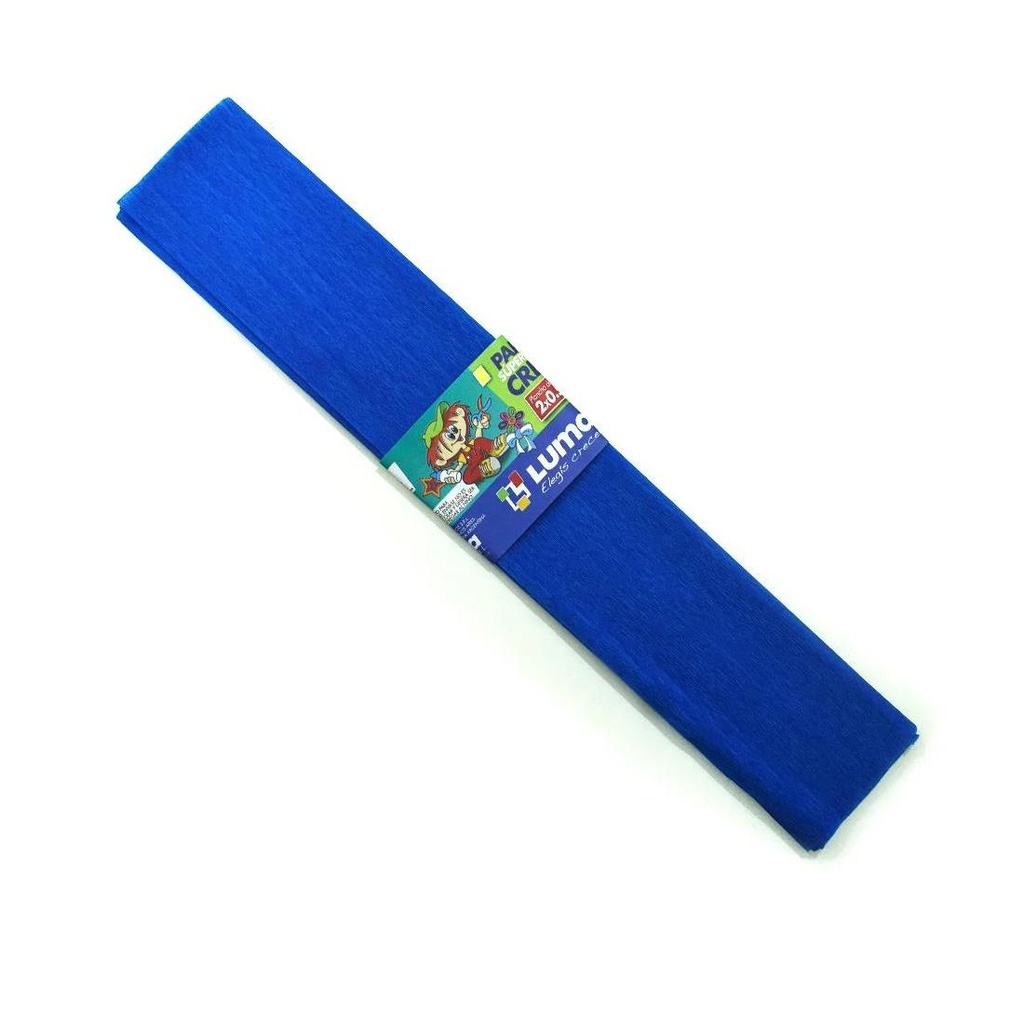 PAPEL CREPE AZUL 50cm x 200cm