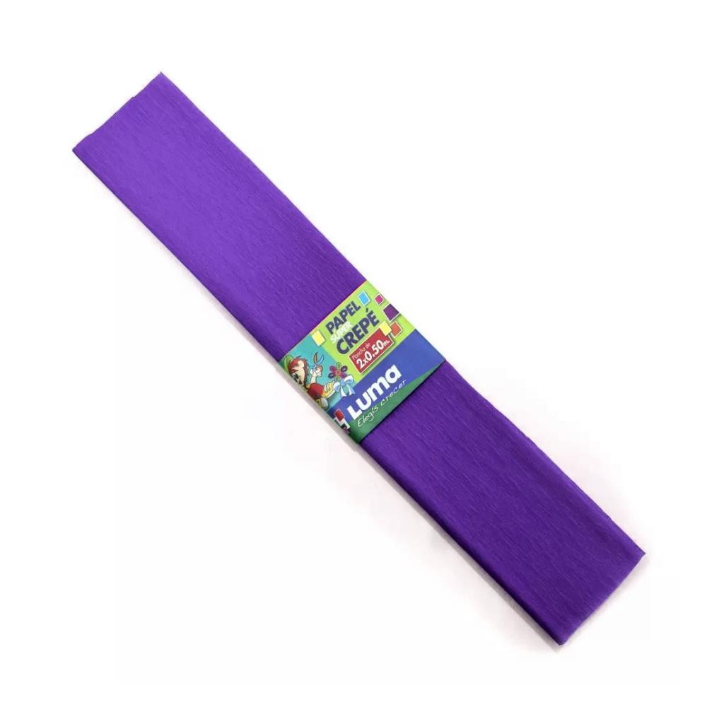 PAPEL CREPE VIOLETA 50CM X 200CM