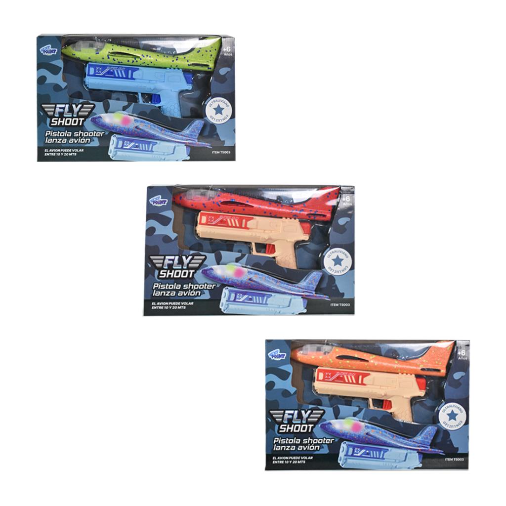 PISTOLA LANZA AVION FLY SHOOT E/CJ ( TS003 )