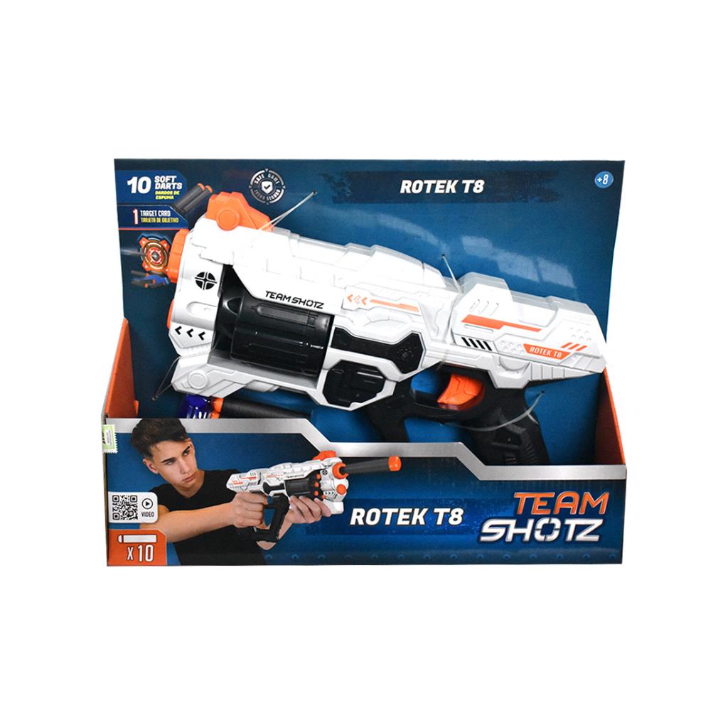 REVOLVER LANZA DARDOS C/10 DARDOS E/CJ ( TS005 )
