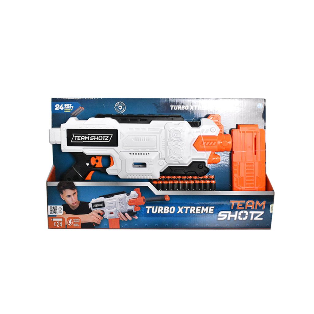 PISTOLA LANZA DARDOS GRANDE C/24 DARDOS E/CJ ( TS011 )