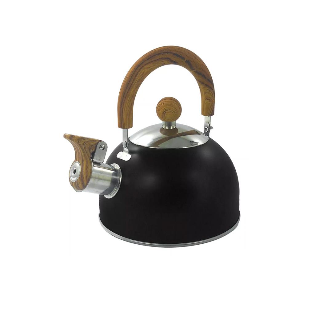 PAVA SILVADORA ACERO INOX 2LT C/MANGO MADERA ( DL16161 )