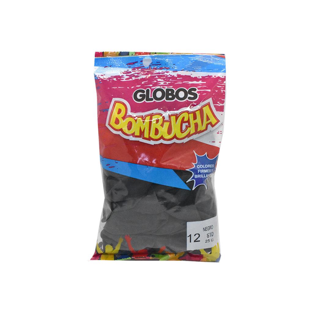 GLOBO N° 12 BOMBUCHA NEGRO ESTANDAR x25 e/Bo ( 70333 )