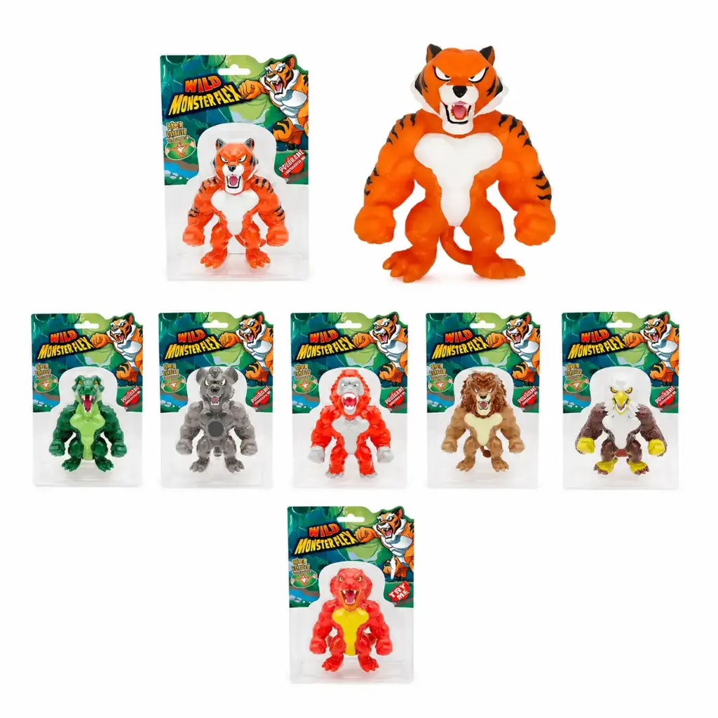 MUÑECOS COLECCIONABLES WILD MONSTERFLEX  E/ Bl ( WMF-40002 )