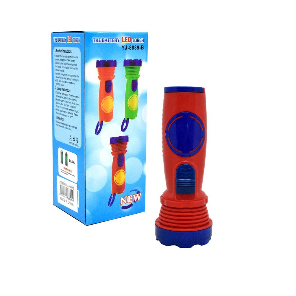 LINTERNA 1 LED 5X13 CM E/ CJ ( AJ0028 )