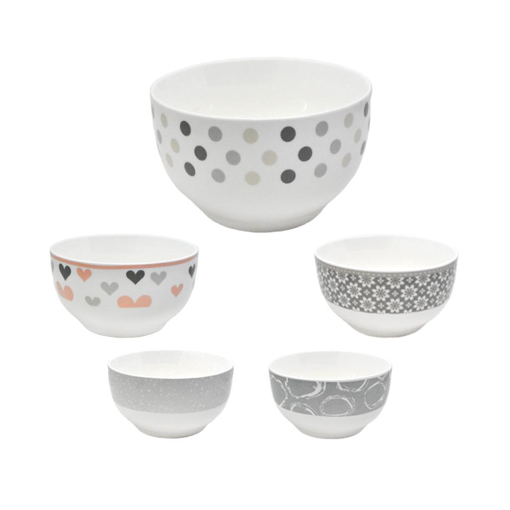 BOWL DE CERAMICA ESTAMPADO 550CC ( SB55-12-2/4/5/6 )