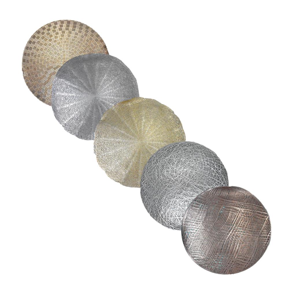 INDIVIDUAL METALIZADO CALADO 38CM