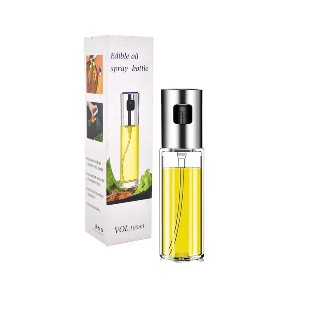 ACEITERA VIDRIO C/ ROCIADOR 100ML 17.5CM E/ CJ ( ZX-156 / A2239 )