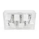 GANCHO METAL P/ CORTINA DE BAÑO X12 ( E005 )