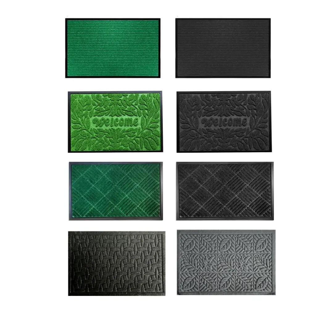 ALFOMBRA FELPUDO P/ PUERTA 60 X 40CM ( ZX / 2614-2 )
