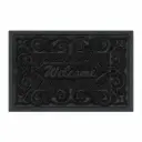 ALFOMBRA FELPUDO P/ PUERTA 60 X 40CM ( ZX / 2614-2 )