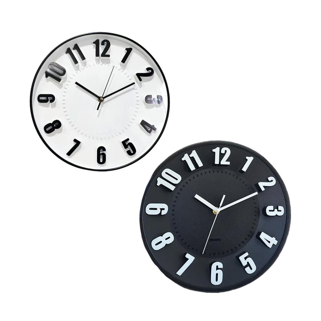 RELOJ D/PARED REDONDO 30CM E/CJ ( AD454-03 / AD236-01 )